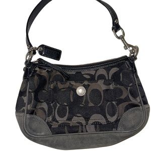 Small mini bag coach handbag black